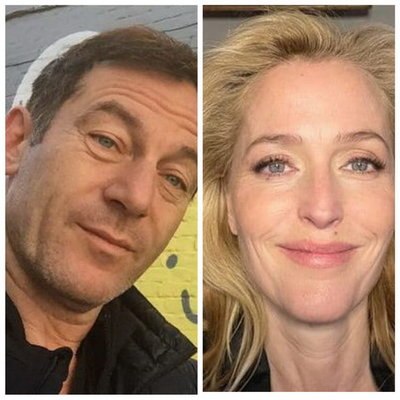 Джейсон Айзекс и Джиллиан Андерсон отправятся в пеший поход по Англии