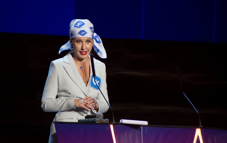 Собчак докопалась до вечернего наряда Канделаки: &laquo;Хуже передач на Матч ТВ только &laquo;луки&raquo; Тины&raquo;