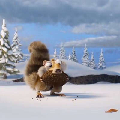Blue Sky позволила Скрэту съесть на прощание жёлудь