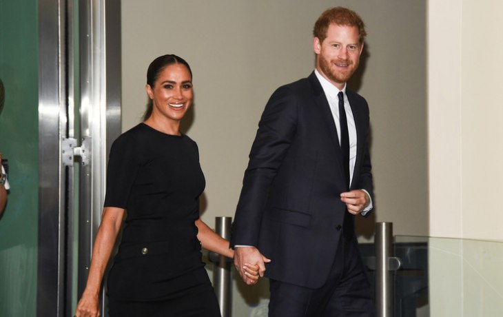 Ни шагу без жены! Принц Гарри пришел на заседание ООН под ручку с Меган Маркл