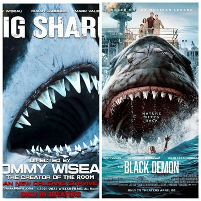 Две гигантские акулы встретятся в прокате в апреле