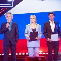 Российские звезды выступили на концерте &laquo;Я горжусь, что я русский!&raquo; в студии RU.TV